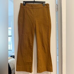 Vince Tan/Brown Cropped Flare Trousers